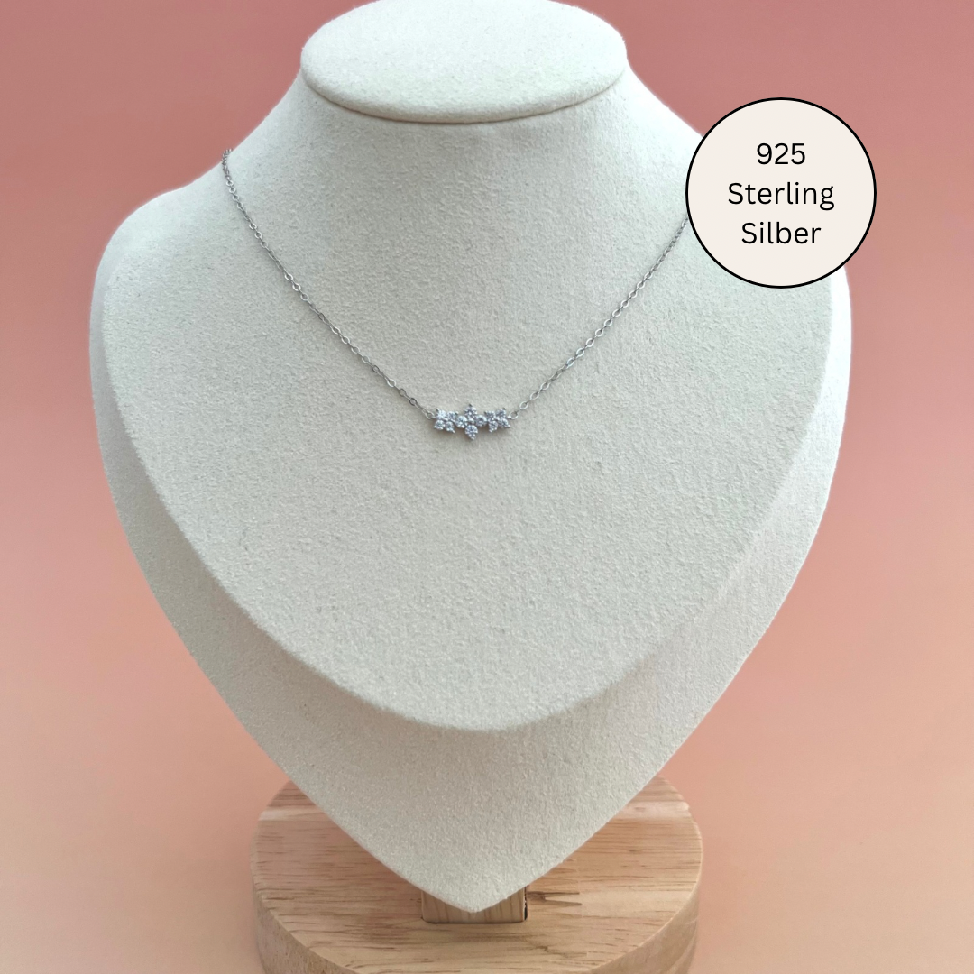 Kette AURORA BLOOM BOUQUET silber