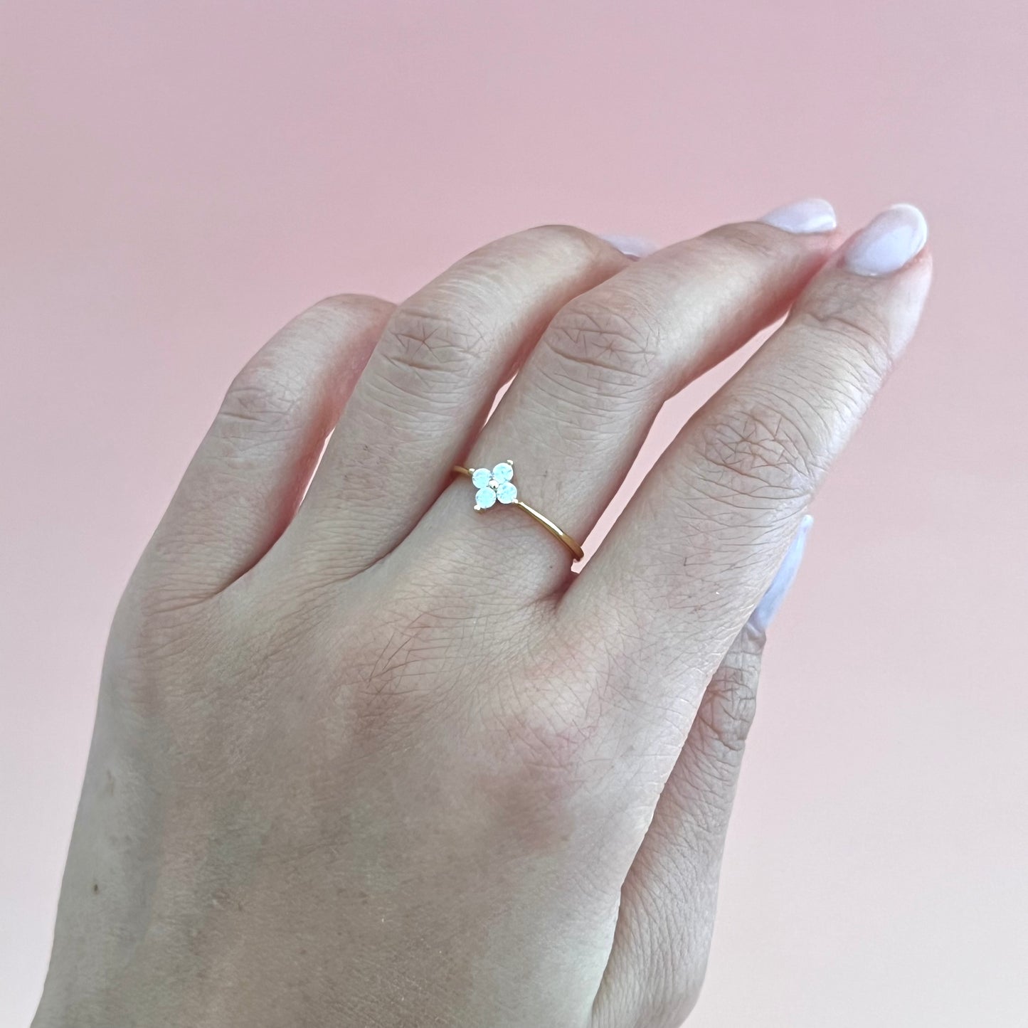 Ring AURORA BLOOM gold
