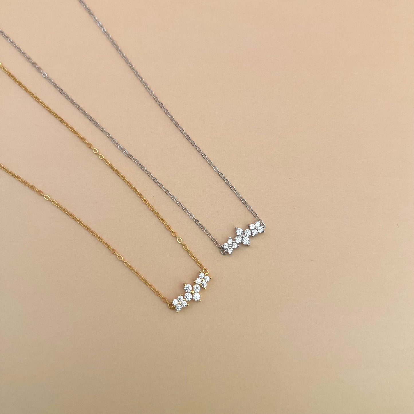 Kette AURORA BLOOM BOUQUET silber