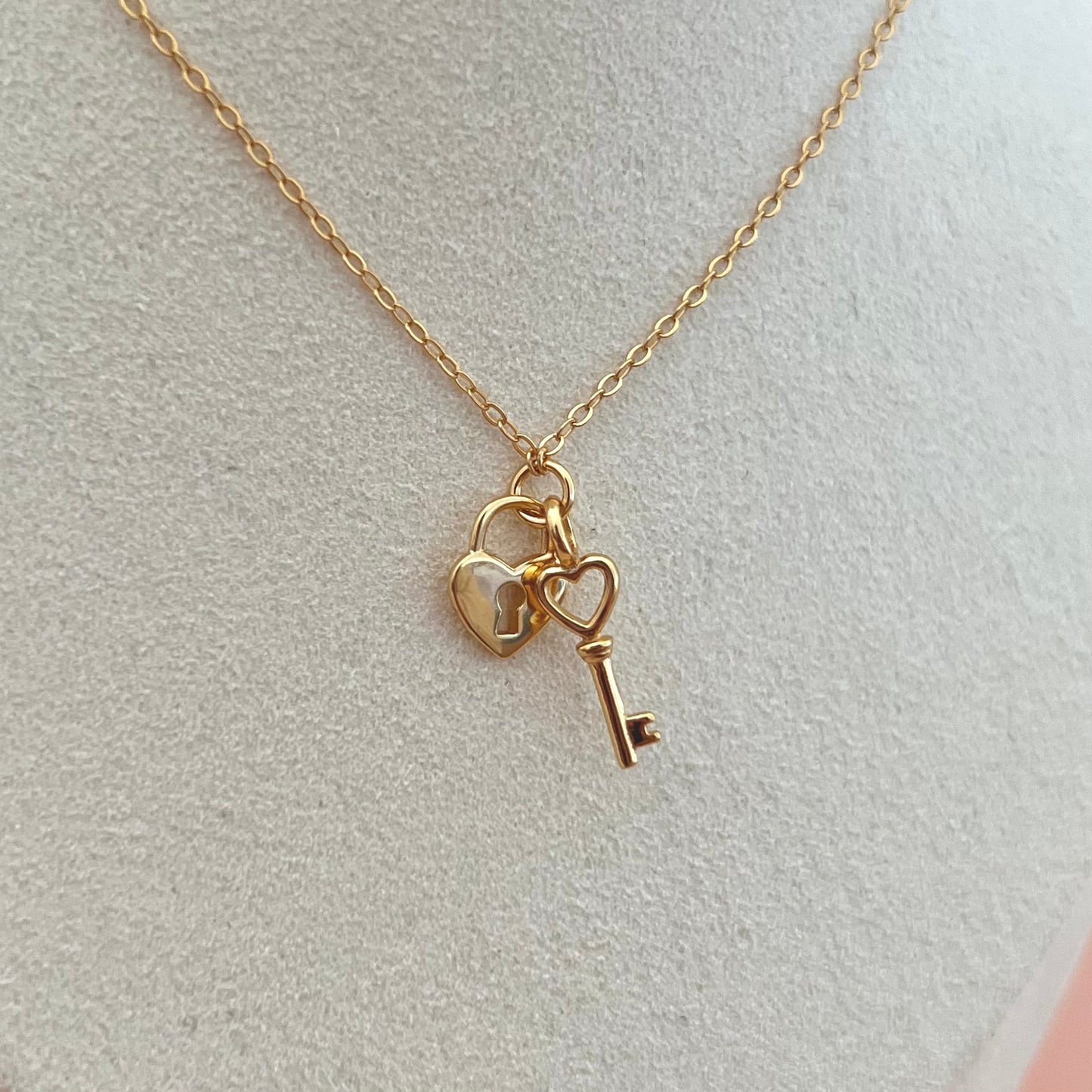 Kette KEY TO MY HEART gold