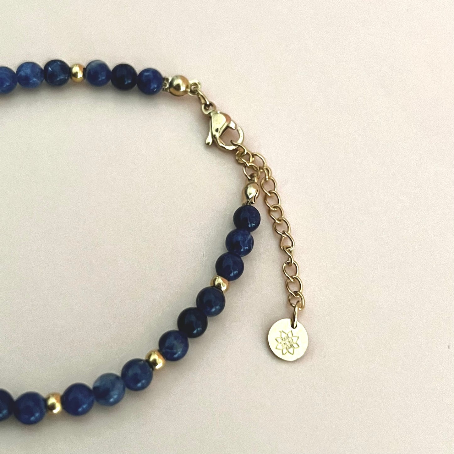 Edelstein Armband SODALITH personalisiert