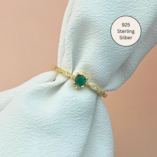 Ring Vintage Smaragd