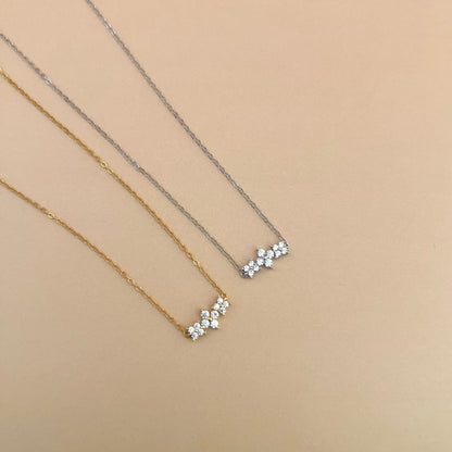 Kette AURORA BLOOM BOUQUET silber