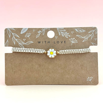 Armband Daisy Makramee
